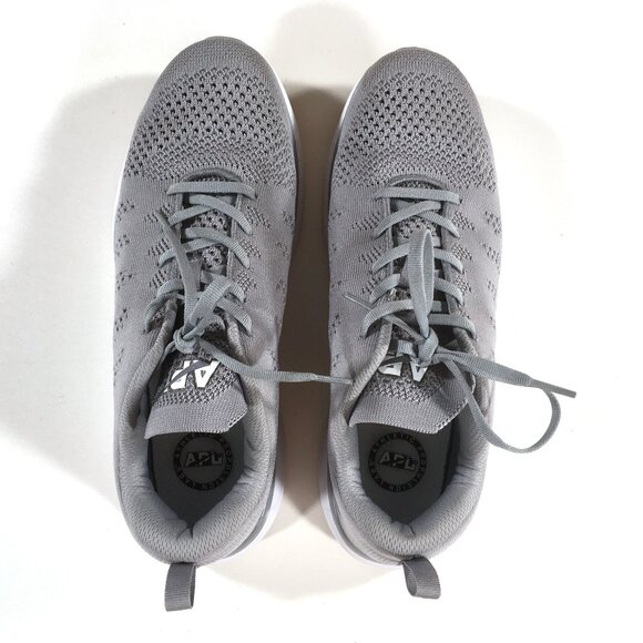 APL Techloom Pro Running Shoes Mens Size 12 Gray Knit Fabric - Picture 4 of 10